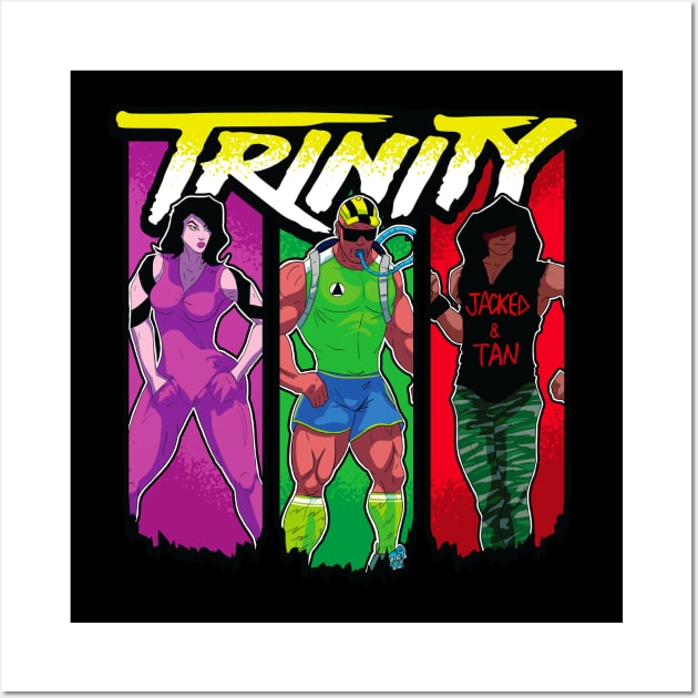 TEAM SWOLE TRINITY Wall Art by D3